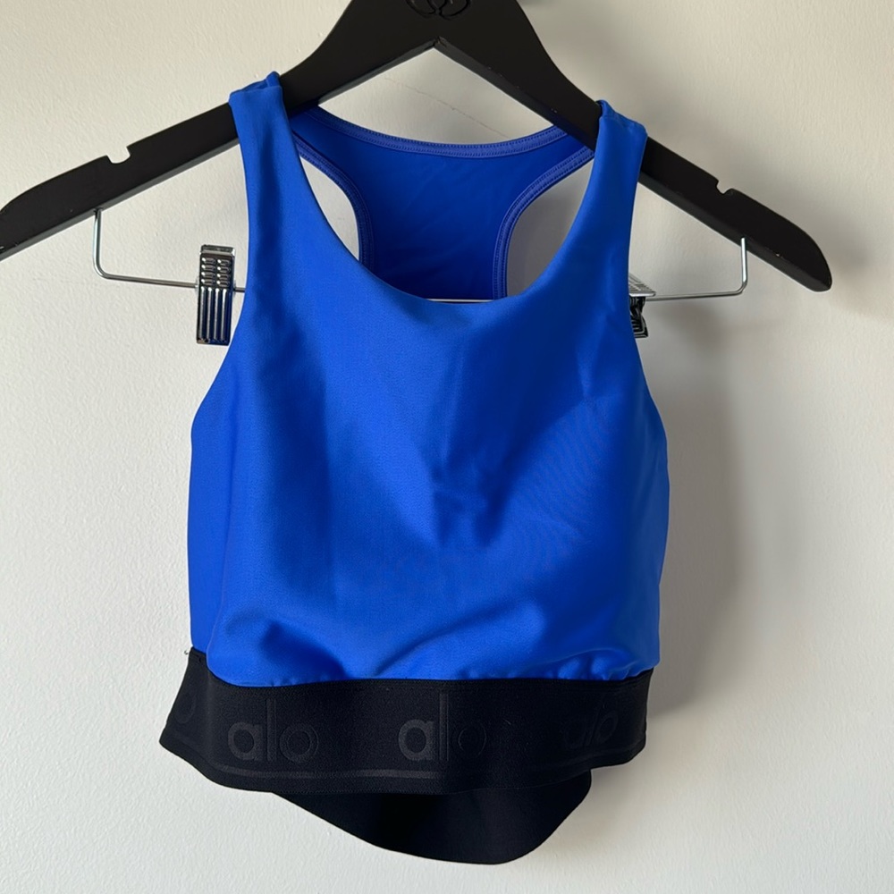 Alo Bra Cobalt